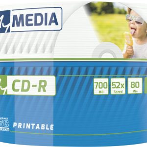 MYMEDIA PRINTABLE CD-R (50 pack)