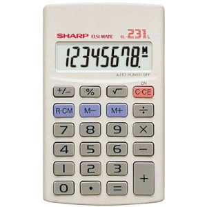Pocket Calculator –  EL231 LB