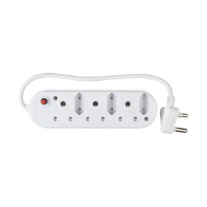 6 WAY ELECTRICAL EXTENSION CORD WITH MULTIPLE OUTLET