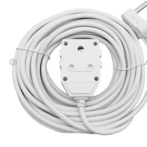EXTENTSION CORD WITH DOUBLE COUPLE – 10M /10A