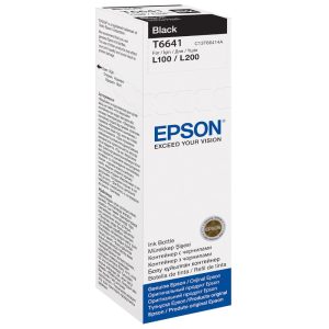 EPSON T6641 BLACK INK BOTTLE 70ML