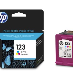 HP 123 TRI-COLOUR INK CARTRIDGE FOR DESKJET 2130 – HF6V16AE-KOL