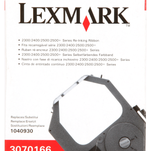 L3070166 STANDARD YIELD BLACK RE- INKING RIBBON