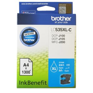 BROTHER LC535XL-C CYAN INK CARTRIDGE