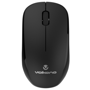 VOLKANO CRYSTAL SERIES BLACK WIRELESS OPTICAL MOUSE
