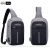 SINGLE STRAP ANTI THEFT LAPTOP GREY BACKPACK